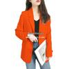 2025 Korean Style Women's Chic Casual Loose Long Sleeve Suit Top for Spring and Autumn