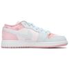 Jordan Air Jordan 1 Abrasion Resistant Low top Vintage Basketball Shoes Women's Pink Blue 553560-614(Team82-)