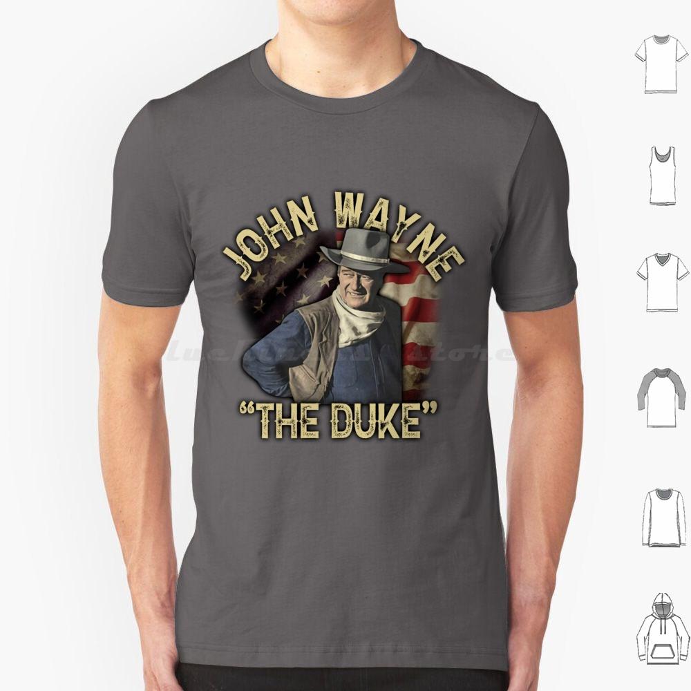 John Wayne The T Shirt Cotton Men Women DIY Print John Wayne Absinthe Joanne Cinema Fotografia Magliette The John Wayne Bravo