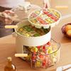 Ice Bucket 2-in-1 Large Capacity Ice Storage Bin Press-Release Ice Cube Tray with Airtight Lid And Ice Scoop Food-Grade Safe Ice Tray for Home RV