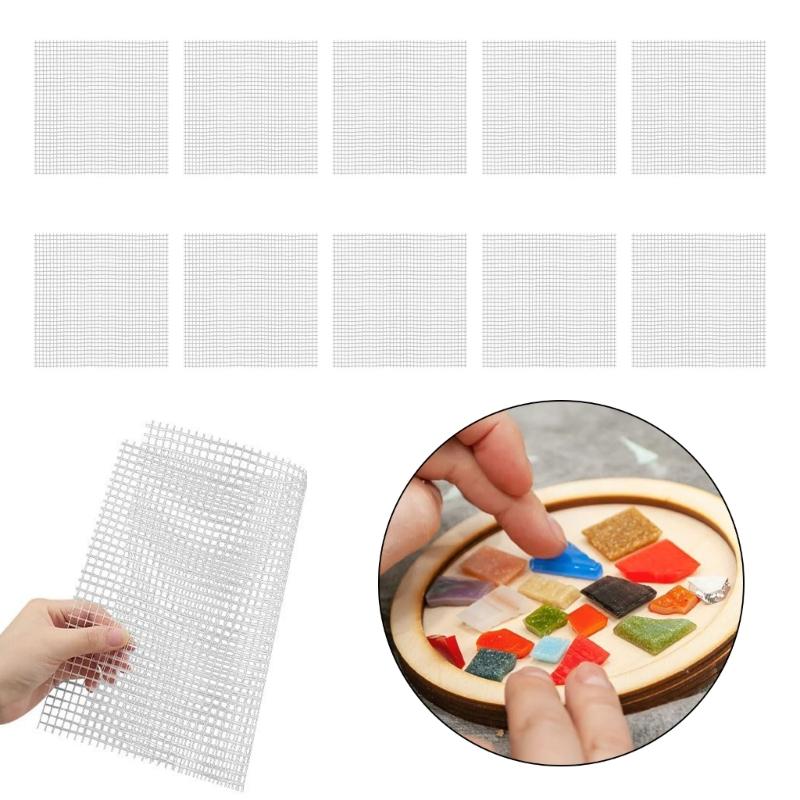 Mosaices Mesh for Back Mounted Mosaices Tile Fiberglass Mosaices Mesh Backing Boast for Tile Installation Supplies Tool