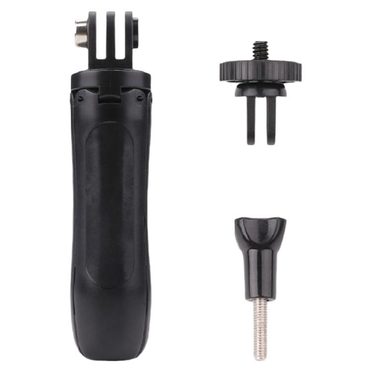 

Foldable Miniature Camera Stand Aluminum Alloy Tripod Flexible length Adjust 3-section for Sports and Family Recording чорний