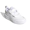 adidas J Slip Resistant Cushioning Abrasion Resistant Low Top Kids' Skateboarding Shoes White EG4089