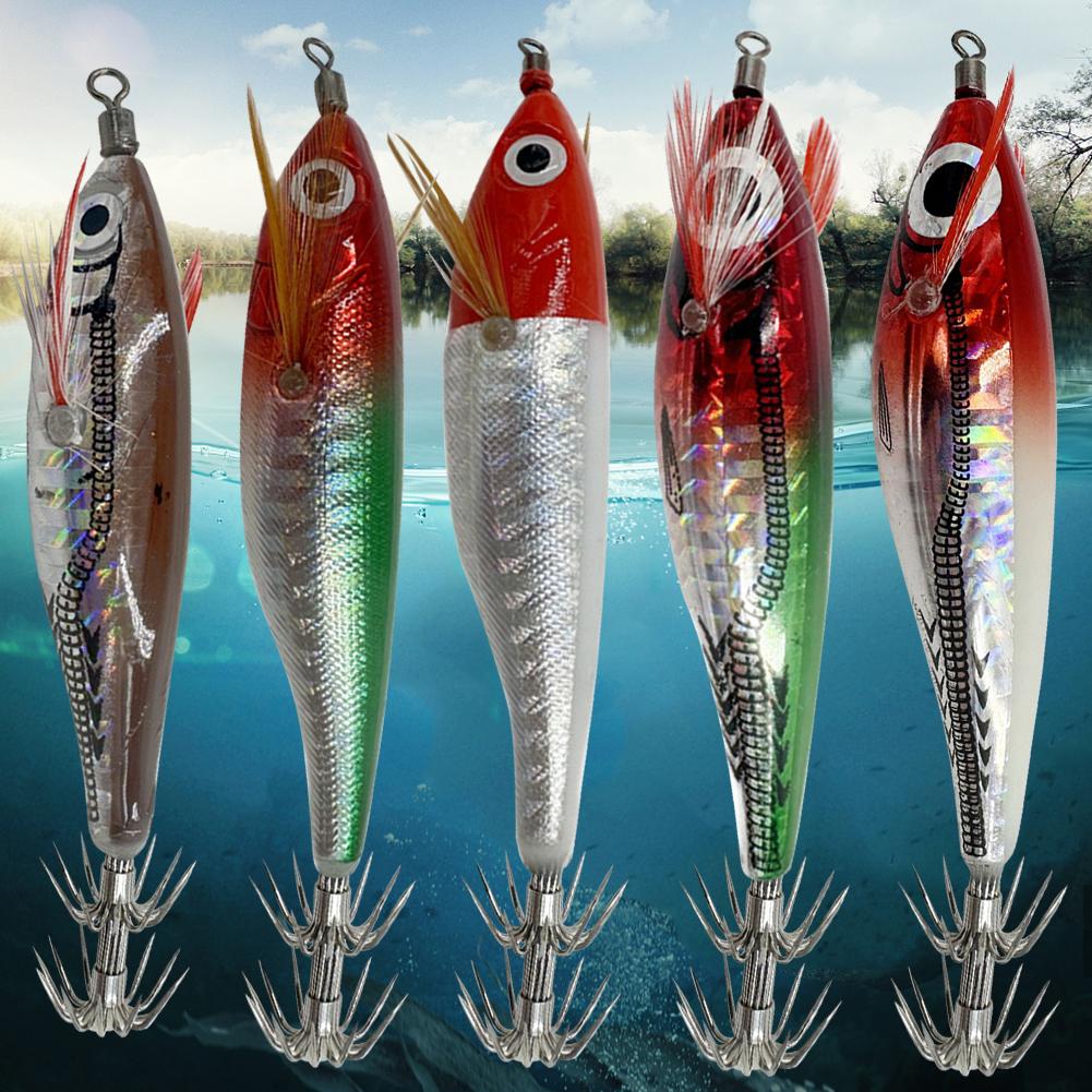 Fluorescent Fishing Lure ABS Glow Artificial Bait Horizontal Luminous Floating Lure for Night Fishing Freshwater