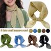 Korean Sweet Luxury Square Scarf For Women Elegant Women's Headband Neckerchief Fashion Thin Breathable Hair Scarf Bandana Shawl