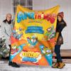 Cute Cartoon Super Zings Blankets Picnic Blanket Warm Flannel Blankets Soft and Comfortable Blanket Bed Linings Birthday Gift