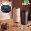 New 1500mAh Electric Externally Adjustable Type-C Charging Burr Grinder Bean Grinding Machine Coffee Maker