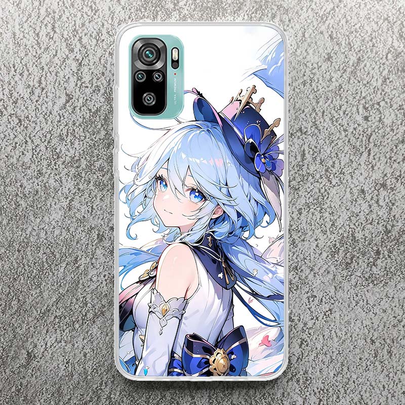 Cute Furina Genshin Impact Print Soft Case for Xiaomi Redmi Note 14 13 12S 11S Phone Shell 10 Pro Plus 11E 11T 12 11 10S 5G Cove