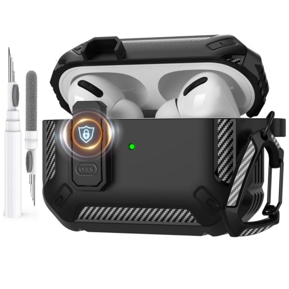 for Airpods Pro 3 Case Safety Lock Case for Apple Airpod Pro 3 (2025) with Cleaning Kit Drop Protection Air pods Pro3 Case Cover