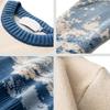 Fall Winter Men Sweater Tie-dye Snowberg Pattern Color Matching Round Neck Knitted Thick Long Sleeves Warm Loose Men Knitwear