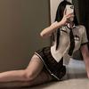 Sexy Schoolgirl Lingerie For Women Costumes Roleplay Pleated Mini Skirt Women Sexy Students Naughty