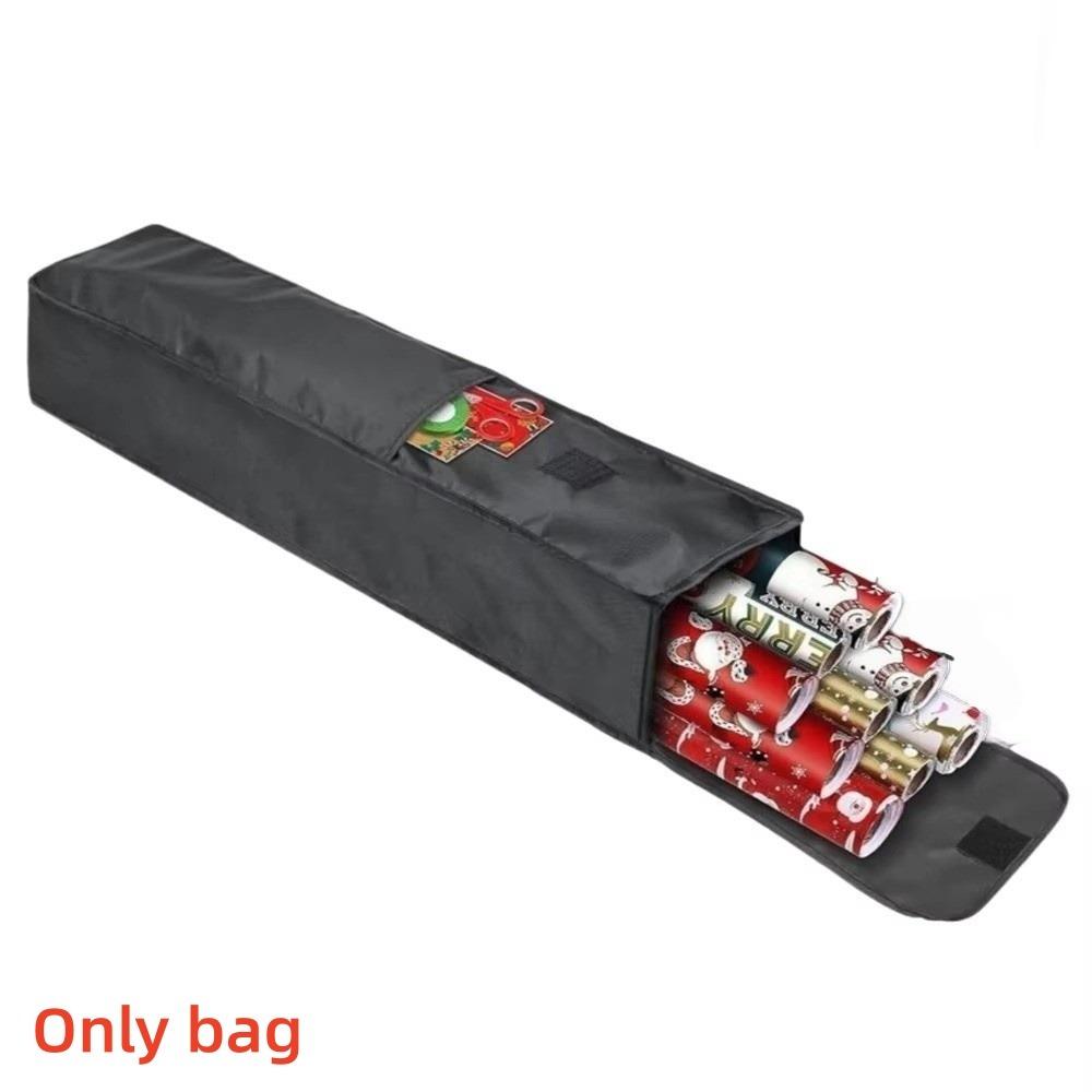 Oxford Cloth Wrapping Paper Organizer with Handle Side Pocket Organizer Home Decor
