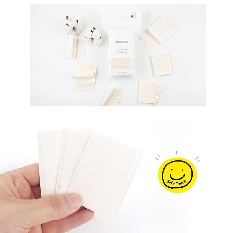 URBAN LEAVES Unbleached 3 Layers Cotton Pads 80sheets*3ea (Soft Type)