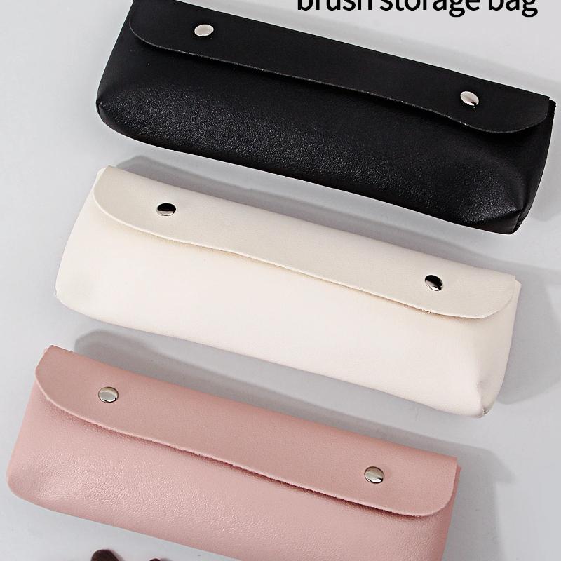 3pcs Large-capacity Makeup Brush Storage Bag, Travel Portable Makeup Bag, Multi-functional Toiletries Bag, Student Stationery Ba