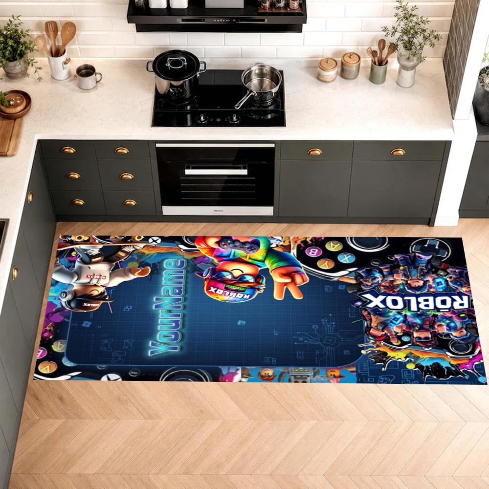 Roblox Customize Your Name Kitchen Rug Runner Rug Laundry Mat Hallway Entryway The Best Gift Choice