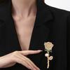 Rosenstrauß Brosche Damen Ganzjahres Universal Legierung Corsage Pins Modisch und Vielseitig Anzug Taschen Schal Zubehör Brosche