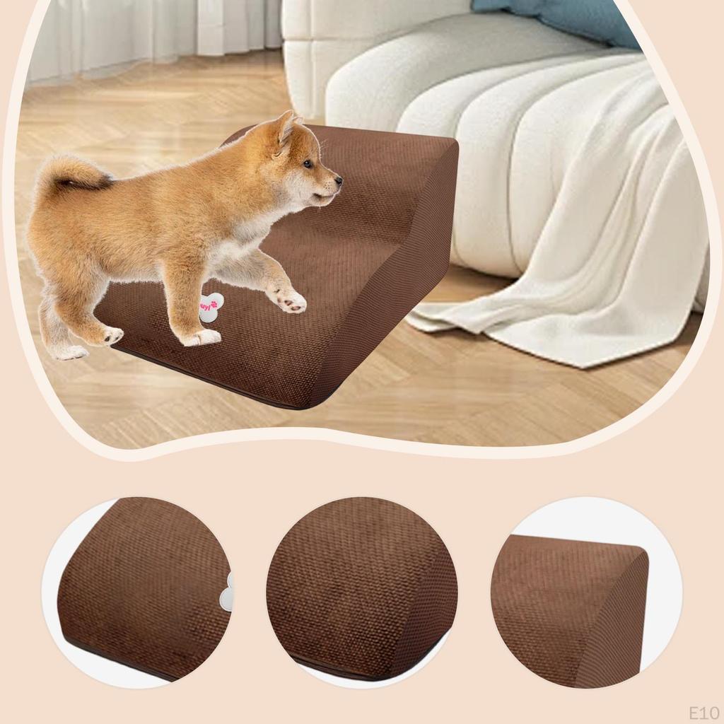 2 Step Dog Stairs Slope Stair Anti Slip Comfortable Removable Cover Multipurpose Gentle