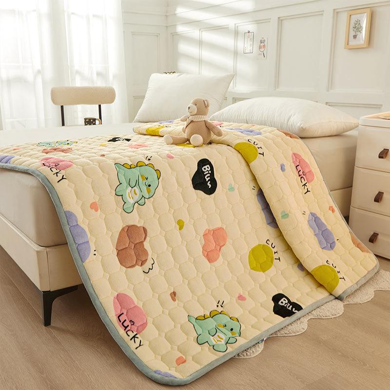 Novo colchão de veludo de leite farée velo dormitório estudante colchão acolchoado colchão macio anti-estático pilha almofada