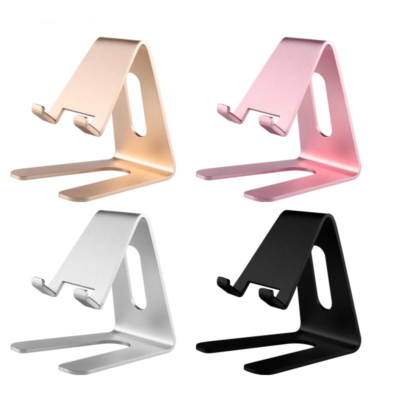 Lazy Universal Aluminum Alloy Phone Stand Holder Desk Cell Phone Tablet Stand Bracket For Desks For Ipad Huawei Samsung Iphone