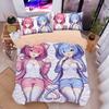 Animation ZERO - Another World Bedding Set for Adult Kids,Ramu Rem Duvet Cover Set with Pillowcases Children's birthday gift