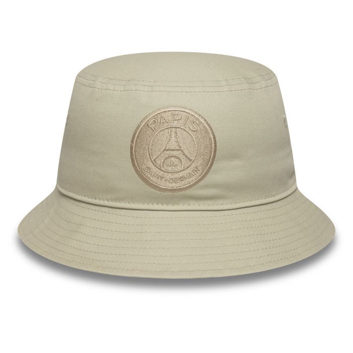 Bob - New Era - Paris Saint-Germain - Beige Clair - 100% Coton - Sportswear