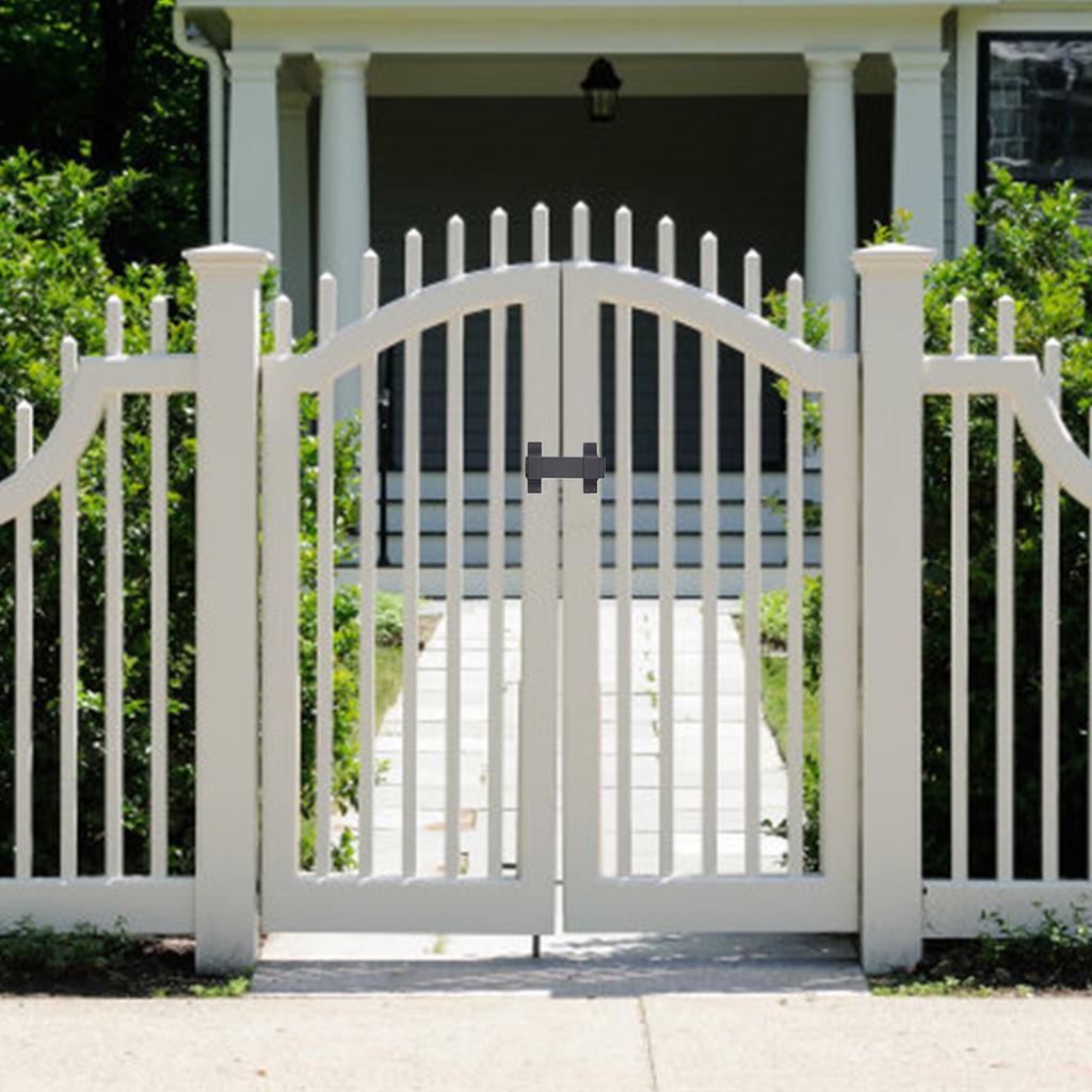 Sliding Door Lock with Padlock Hole Heavy Duty Latch Lock Outdoor Wooden Fence Latch Courtyard Sliding Barn Door Lock