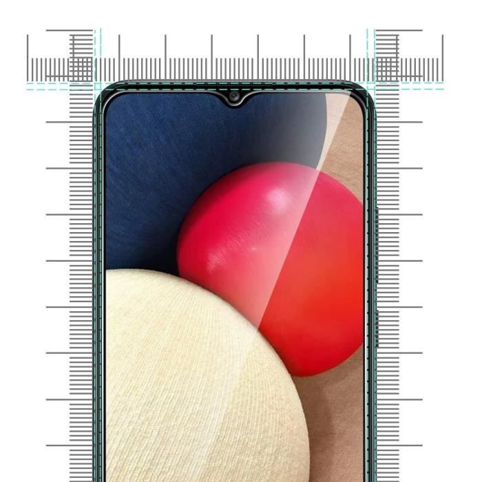 Film Vitre Protection Ecran - Phonillico - Samsung A02S - Pack de 2 - Verre Trempé - Résistant aux rayures