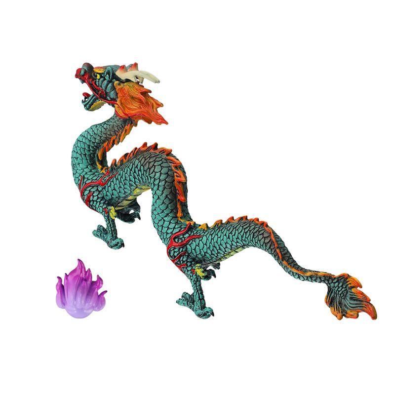 M-Modern-Dragon Statue Chinese Dragon Statue 2025 New Year Of The Dragon Gift Animals Figure Chinese Lucky Zodiac Sculpture синий