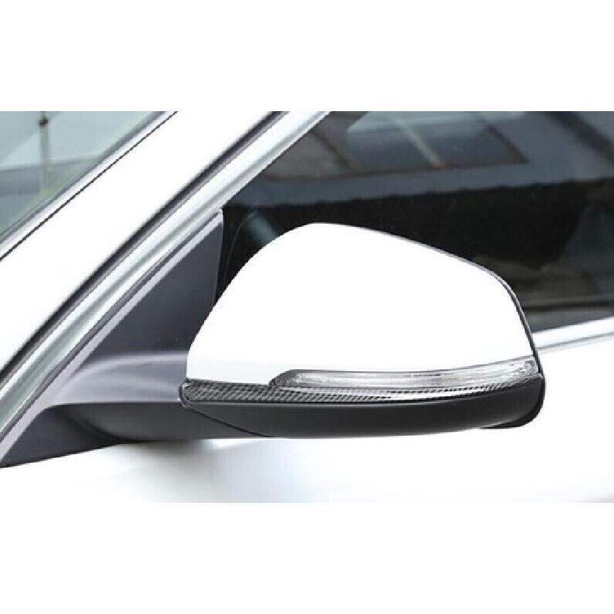 For BMW X2 F39 18-23 Carbon Fiber Exterior Rear View Mirror Strip Trim 2PCS