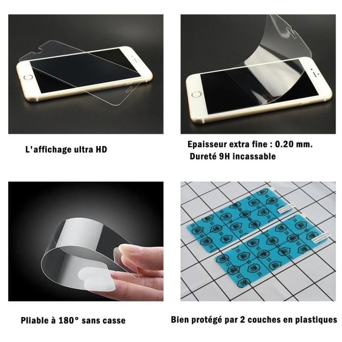 Film de protection - VCOMP® - Samsung Galaxy M13 4G - Verre Nano Flexible - Dureté 9H - Transparent