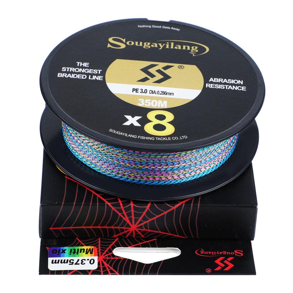 SOUGAYILANG 8 Strands Braided Fishing Line Abrasion Resistant Braided Lines Incredible Zero Stretch Fishing line