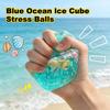 Erwachsene Squishy Ozeanblöcke Stressbälle Taktile Spielzeuge Stress Stressabbau Fidget Spielzeuge Maltose Wasserball Geschenke Großhandel