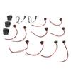 UTV Turn Signal Kit Flasher Relay Harness DC12V UTV Rocker Switch Turn Signal Kit Replacement for