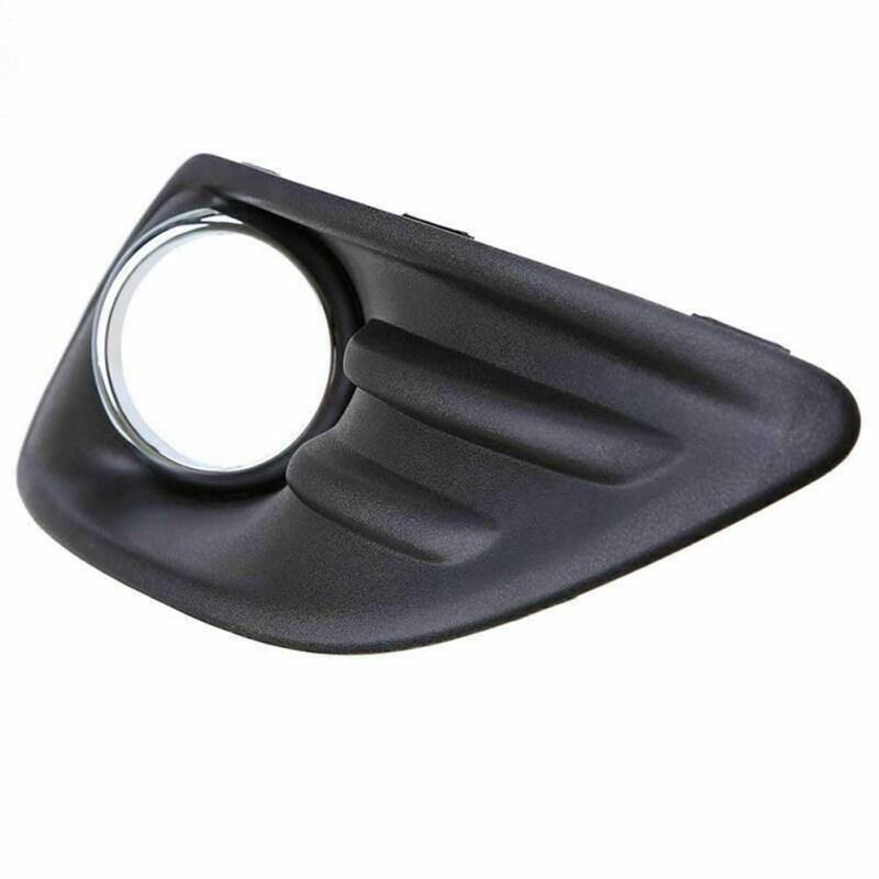 Front Bumper Fog Light Lamp Cover Grille Replacement Lamp Frame Compatible For Ford Fiesta 2013-2016