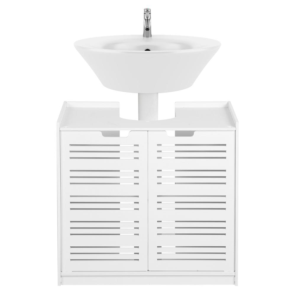 Gospodarstwo Domowe Nowoczesna Szafka do Przechowywania Pod Umywalkę Dwudrzwiowa do Łazienki Toalety Meble