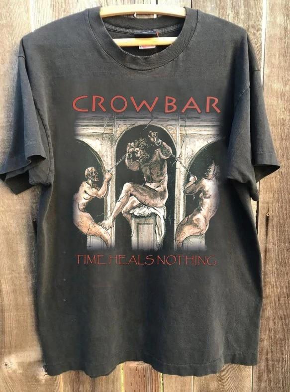 90s Crowbar Band #039Time Heals Nothing#039 Albums Concert T shirt NH25919 Unisex T-Shirt S