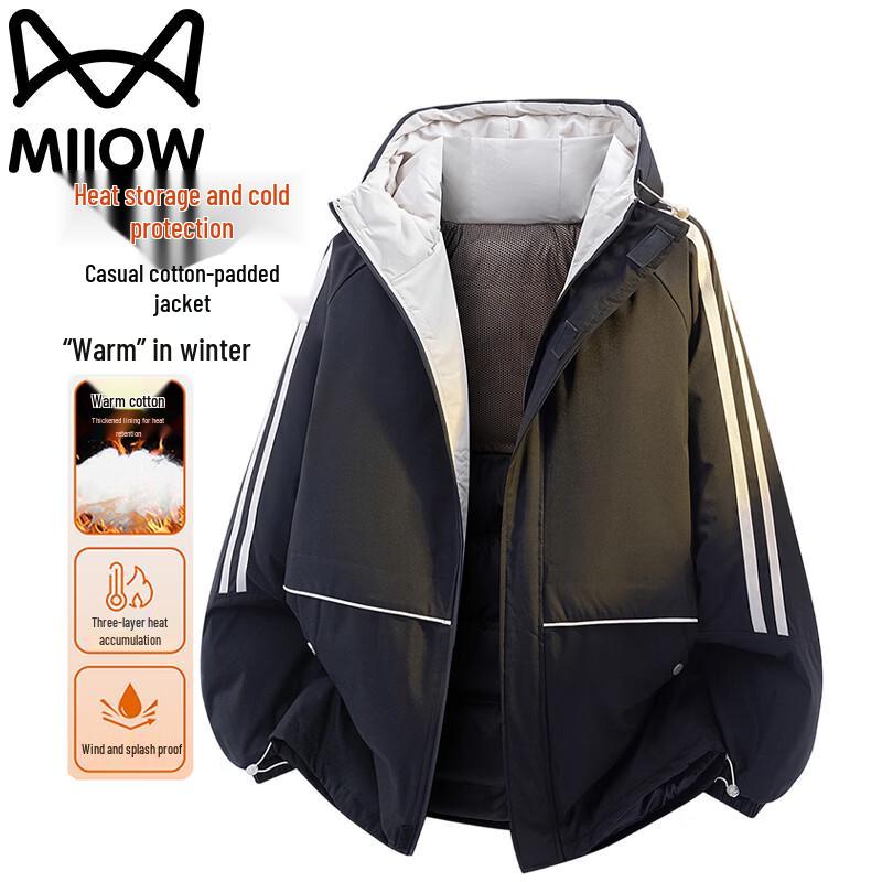 Mao Ren Men's Hooded Winter Padded Jacket