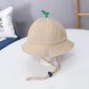1-3Years Baby Sunshade Basin Cap Cute Little Grass Kids Fisherman Hats Solid Color Children Bucket Hat Boys Girls Outdoor Visors
