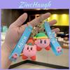 Cute Star Kirby Dripping Glue Keychain Car Backpack Cartoon Figure Bag Pendant Key Ring Lovely Pvc Material