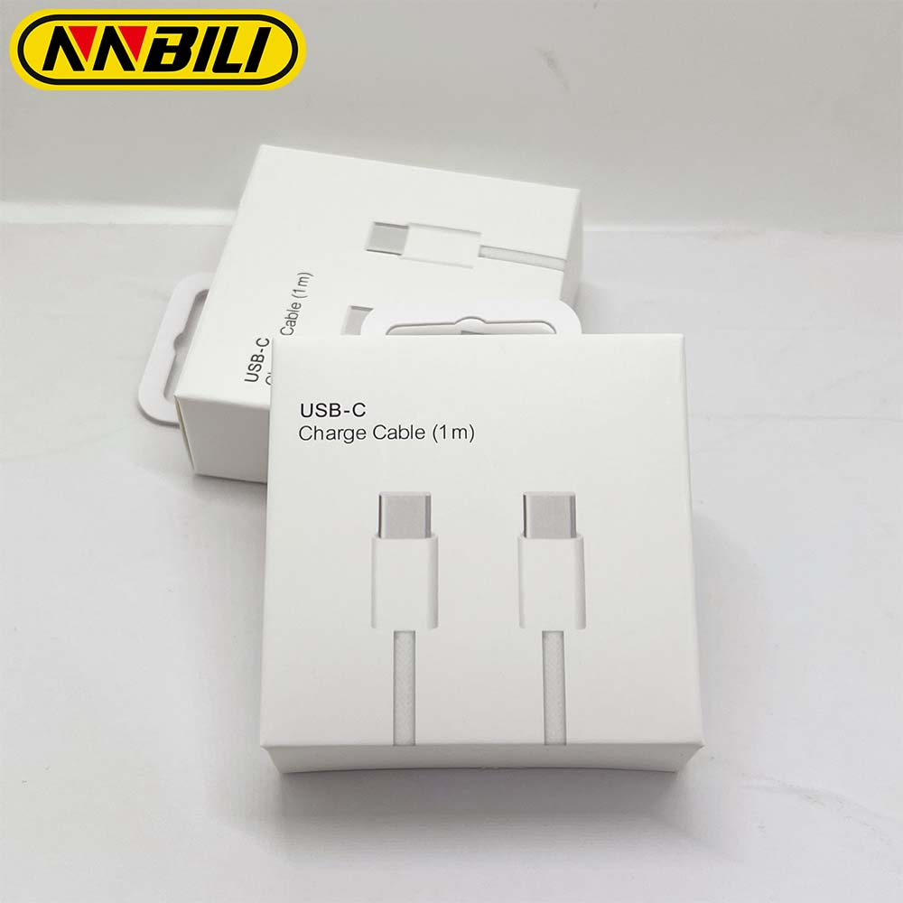 

NNBILI USB-C Cable For Apple iPhone 15 Pro Max PD 60W Fast Charging For Xiaomi 13 14 Samsung 23 Type C Weaving Cable Accessories 1m