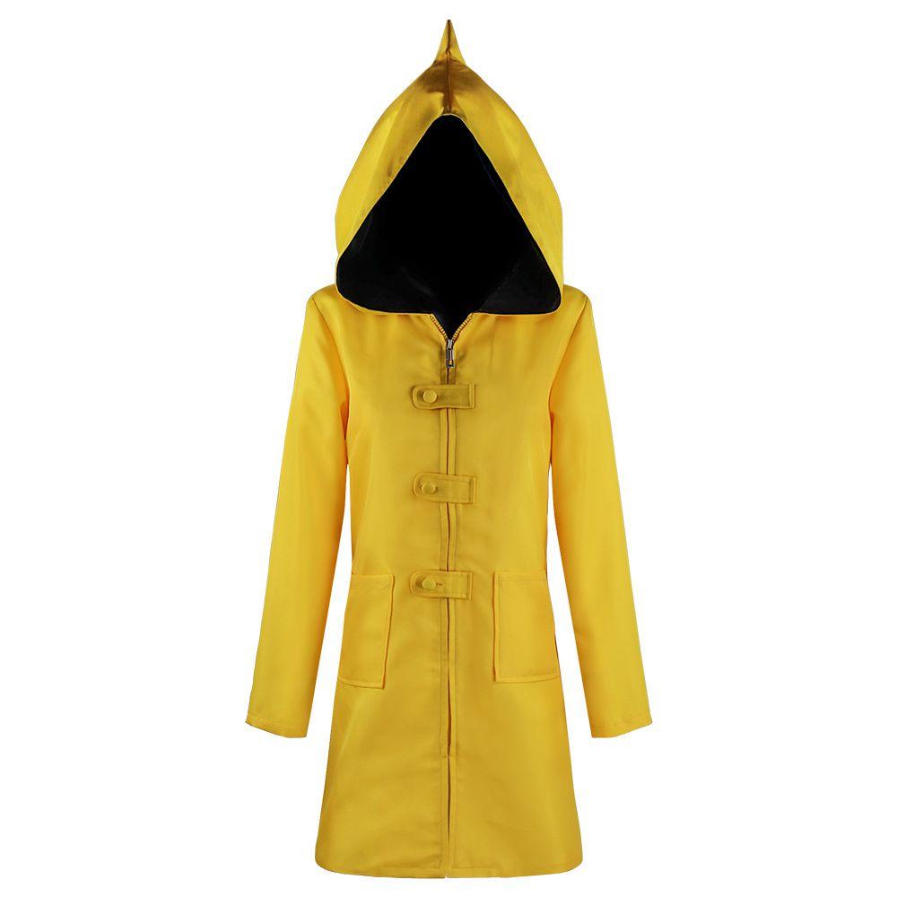Nightmares 2 Little Six Kids Adult Cosplay Costume Hooded Halloween Raincoat
