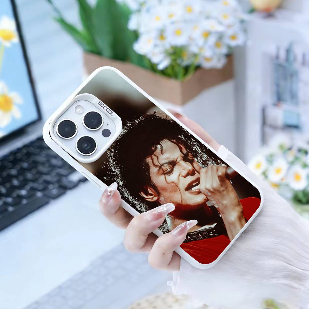 Singer Michael J-Jackson  Phone Case For iPhone 16,15,14,13,12,17,Pro,MAX White Matte Shockproof Cover