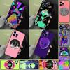 Aesthetics Cartoon Alien Space Funda Case For iPhone 16 Pro Max 14 11 12 13 15 Pro Max Mini XR 16e 15 16 Plus Phone Cover