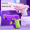 New Arrival Stress Relief Abs Plastic Mini 1911 3D Printed Gravity Fidget Gun Pistol Toy Gift Promotion Toy For Boys Kids