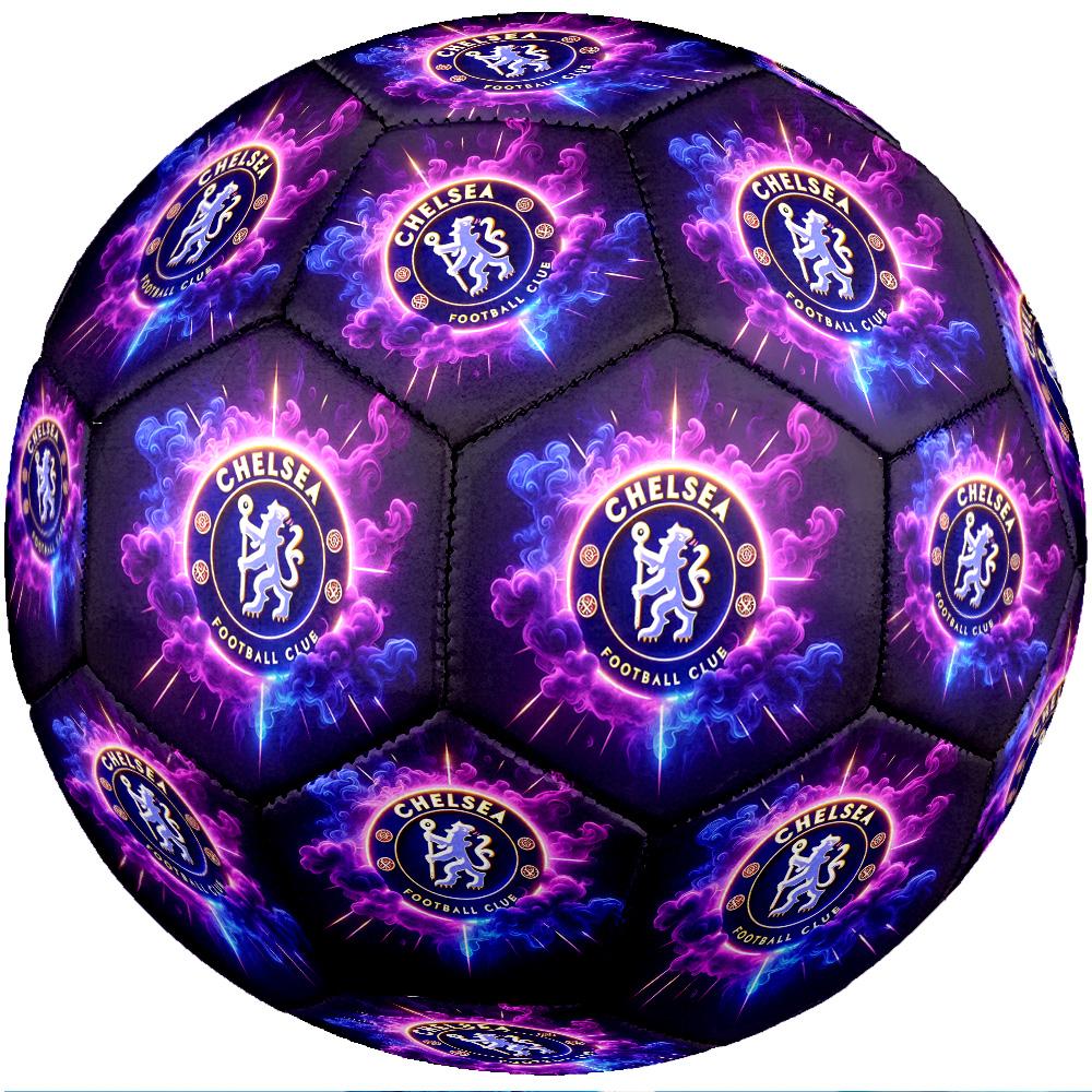 Pallone da Calcio Chelsea FC Tema Taglia 5 Match Pallone da Calcio Professionale per Esterno Morbido al Tocco Pallone da Allenamento