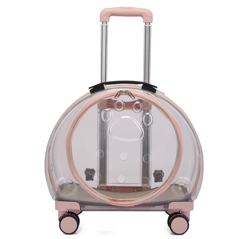 Acrylic Pet Rolling Carrier Breathable Transparent