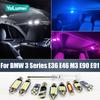 Car LED Bulbs For BMW 3 Series E36 E46 M3 E90 E91 Sedan Touring Interior Dome Reading Lamp Vanity Mirror Trunk Light Accessories
