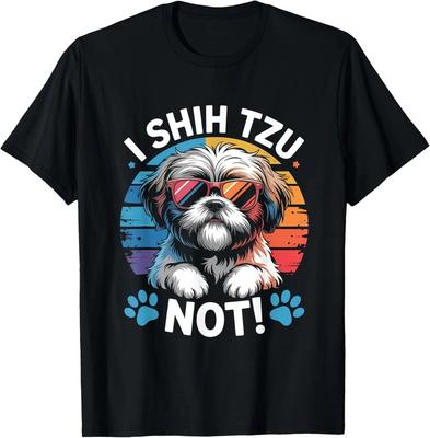 Ich Shih Tzu Nicht Lustig Shih Tzu Hundeliebhaber Grafik-T-Shirt