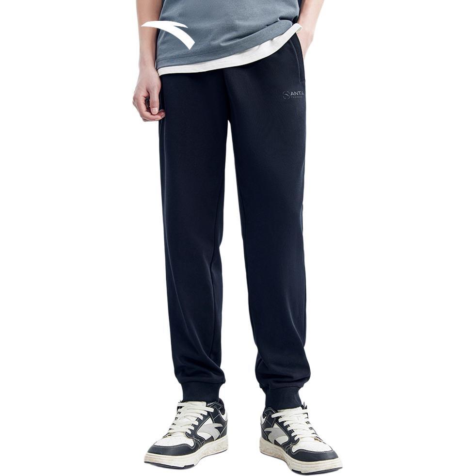 Anta Sports Life Collection Knitted Sweatpants Men's Basic Black 952517306S-1