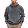 Men S Plus Size Loose Fit Hooded Pullover Sweatshirt For Winter
